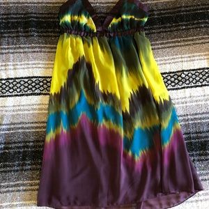 Beautiful tie-dye halter dress